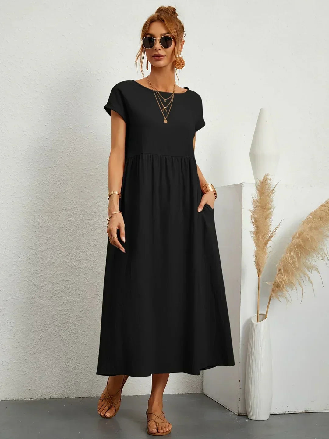 Leila | A Flowing Midi Dress