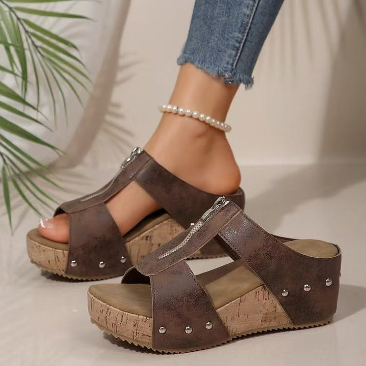 Rose | Bold Cork Sandal