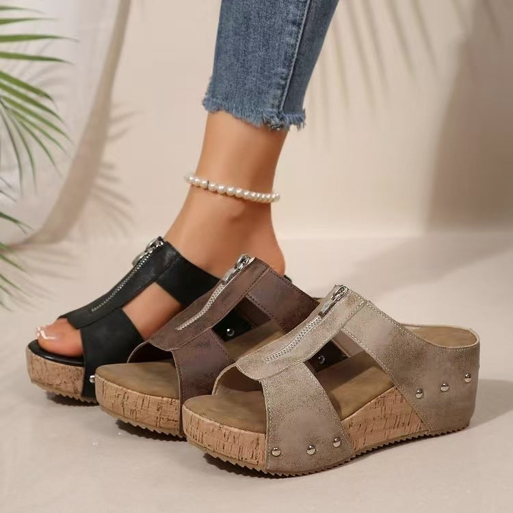 Rose | Bold Cork Sandal