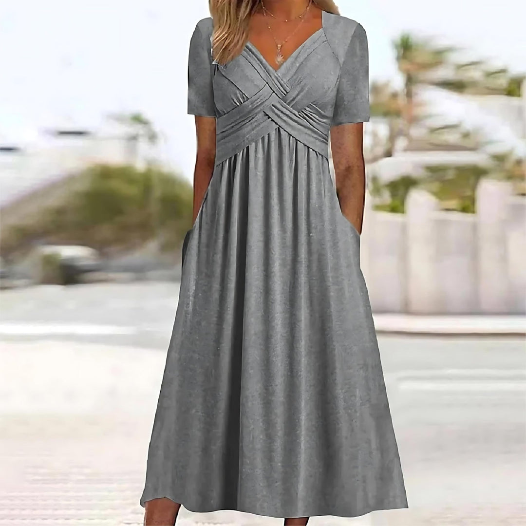 Molly | Elegant A-Line Midi Dress