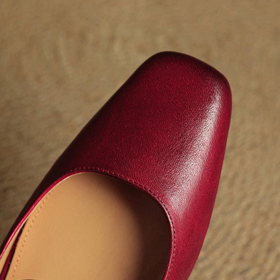 Elva | Leather Mules