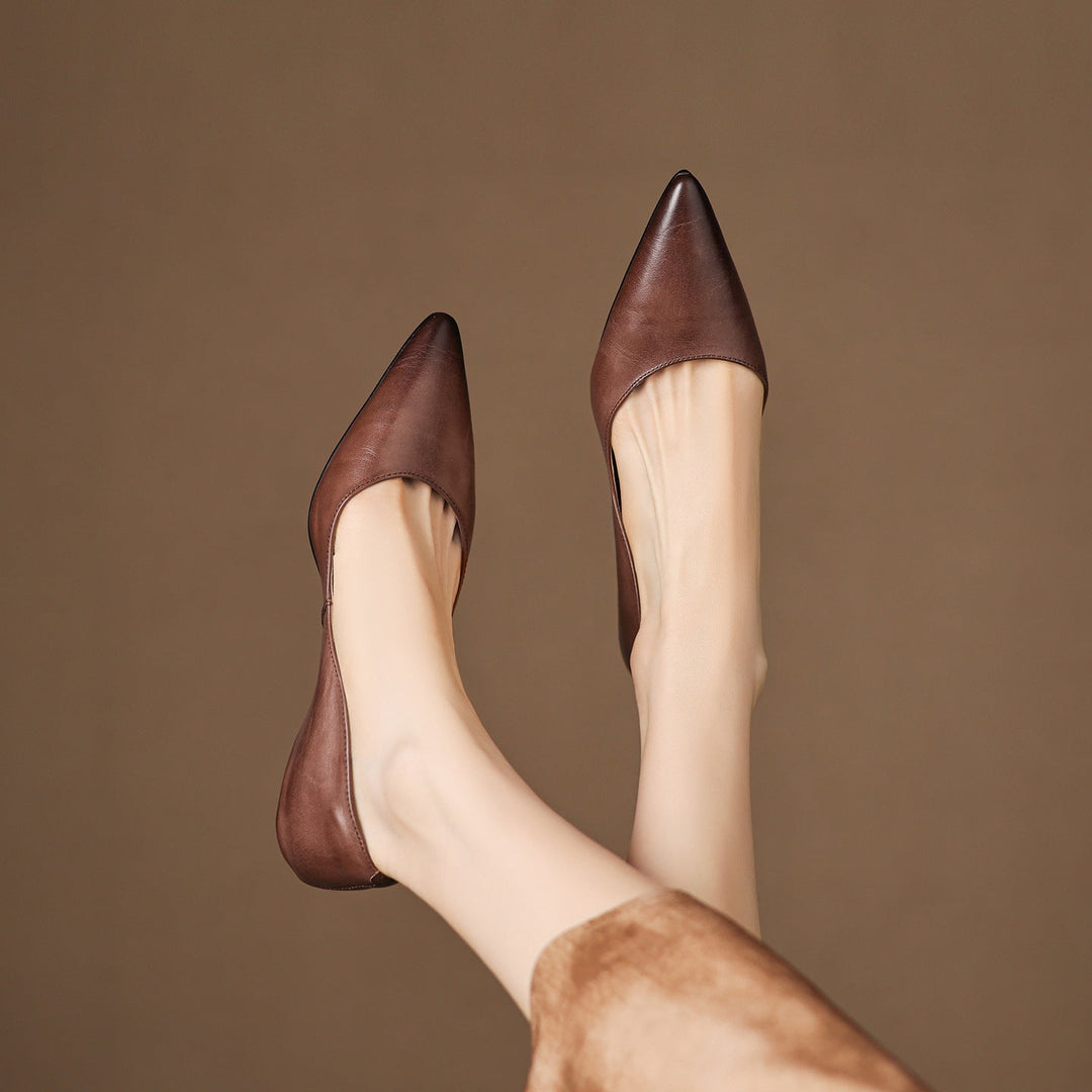 Brenna | Ballet Flats in Genuine Leather