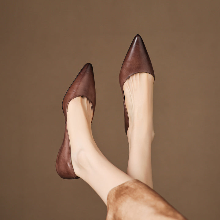 Brenna | Ballet Flats in Genuine Leather