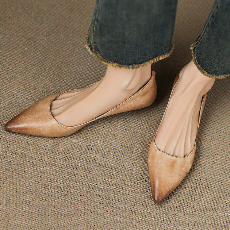 Brenna | Ballet Flats in Genuine Leather
