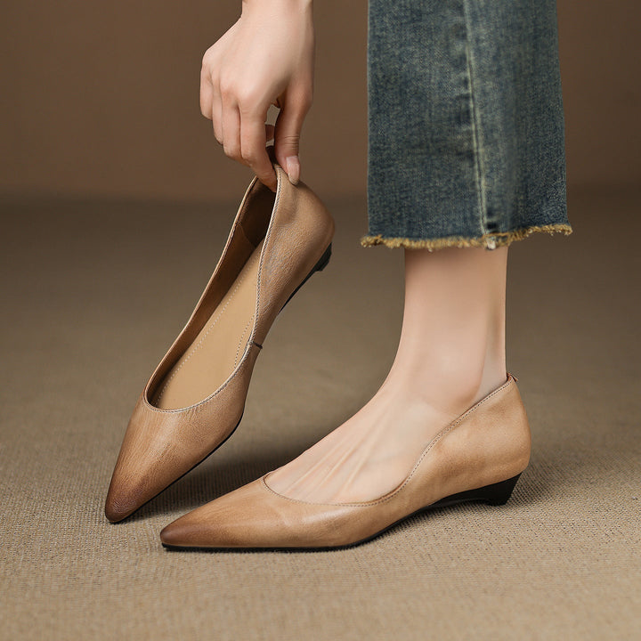 Brenna | Ballet Flats in Genuine Leather