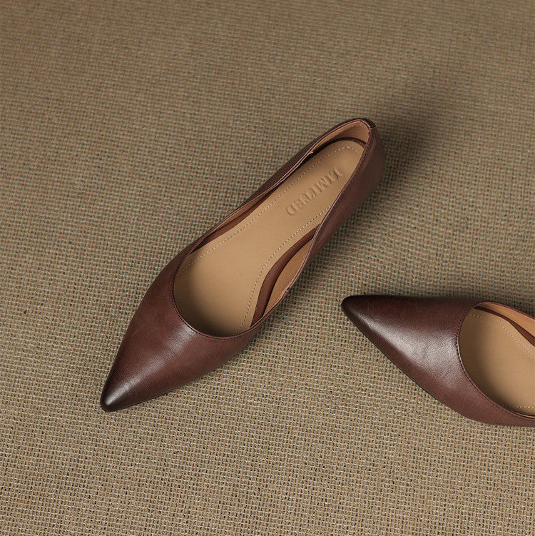 Brenna | Ballet Flats in Genuine Leather