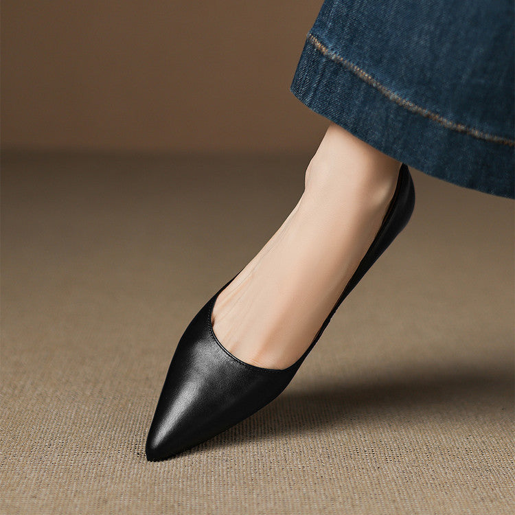Brenna | Ballet Flats in Genuine Leather