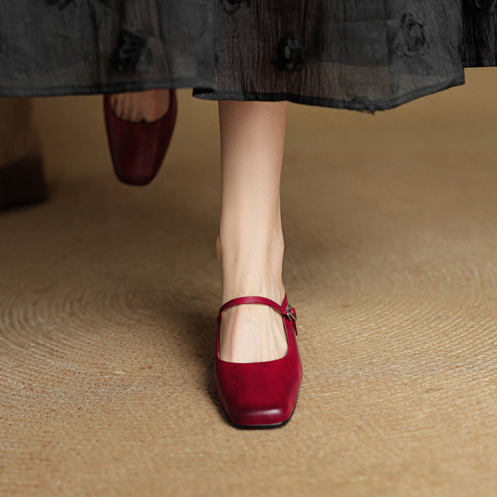 Elva | Leather Mules