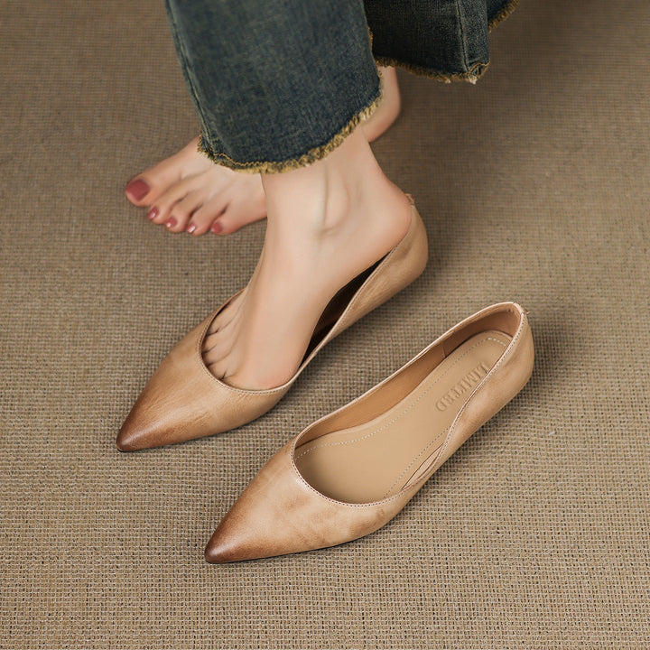 Brenna | Ballet Flats in Genuine Leather