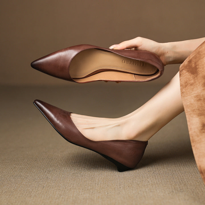 Brenna | Ballet Flats in Genuine Leather