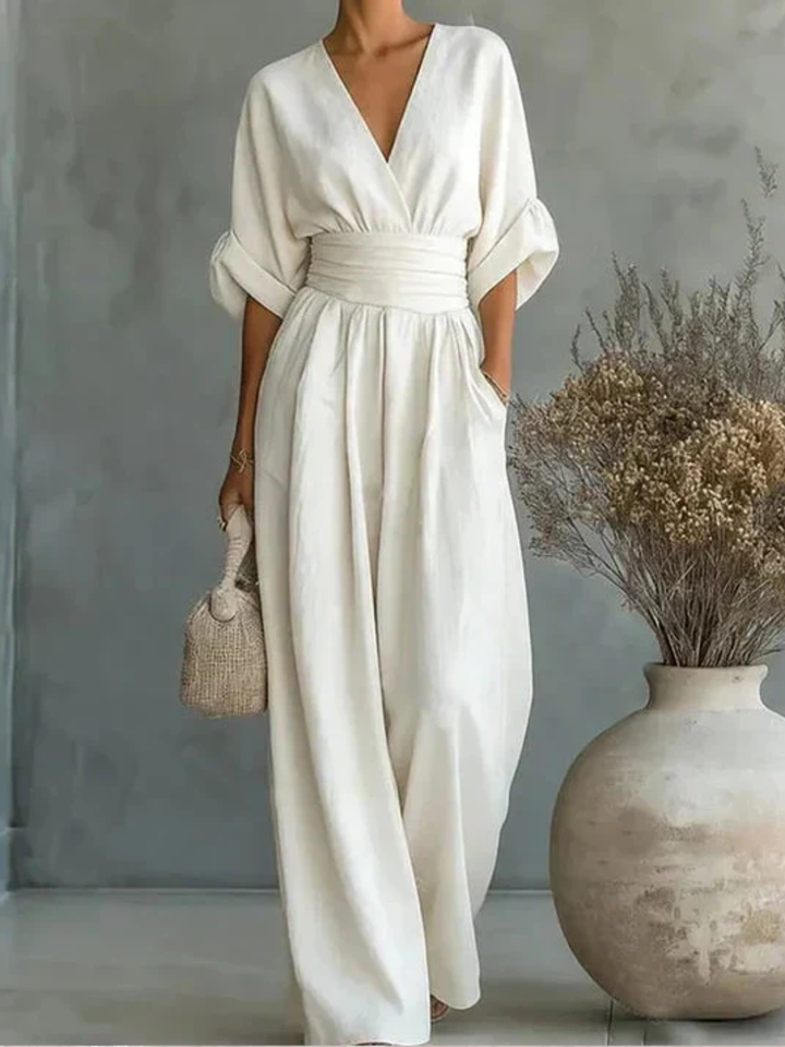 Cecelia | Long, Flowing Printed Jumpsuit