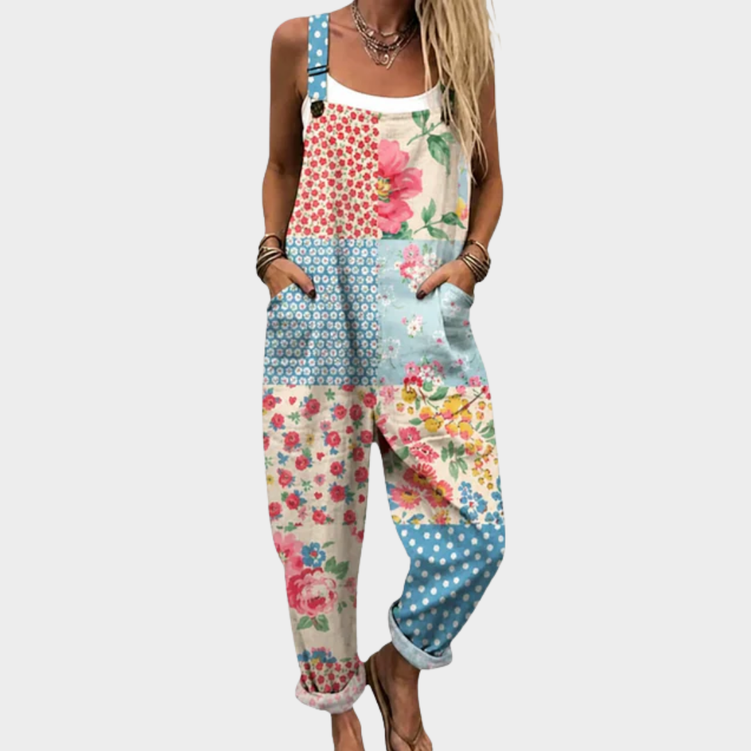 Lexi | Comfortable Printed Dungarees