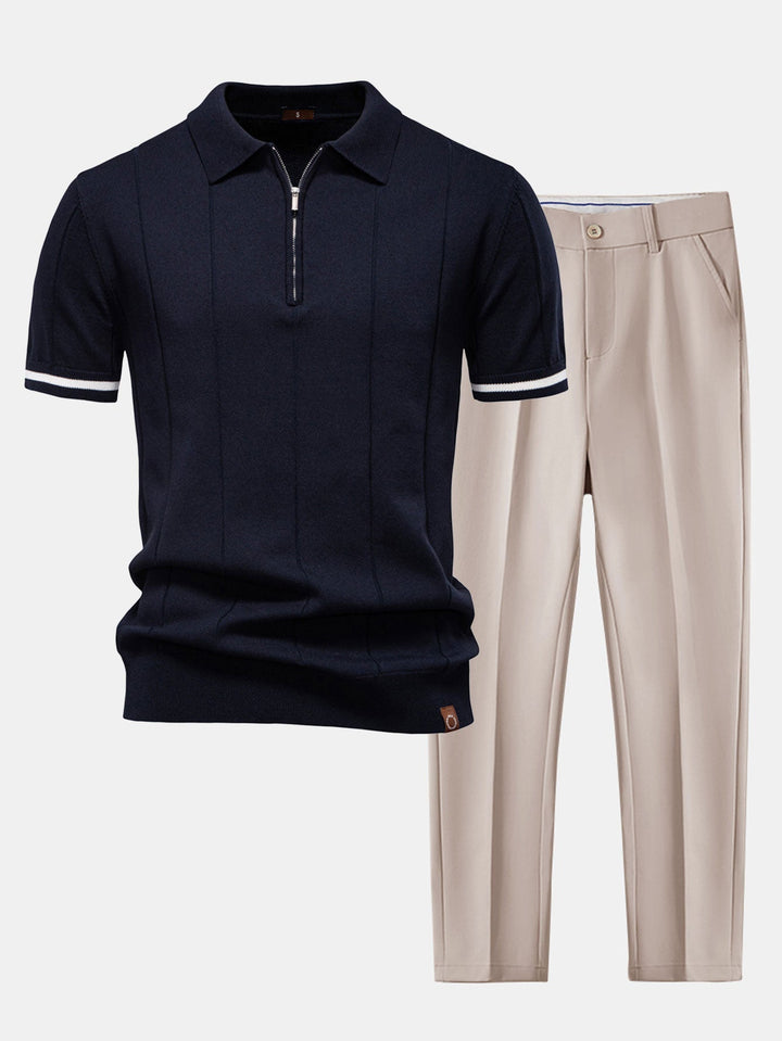 Hudson | Luxury Polo & Pants Set