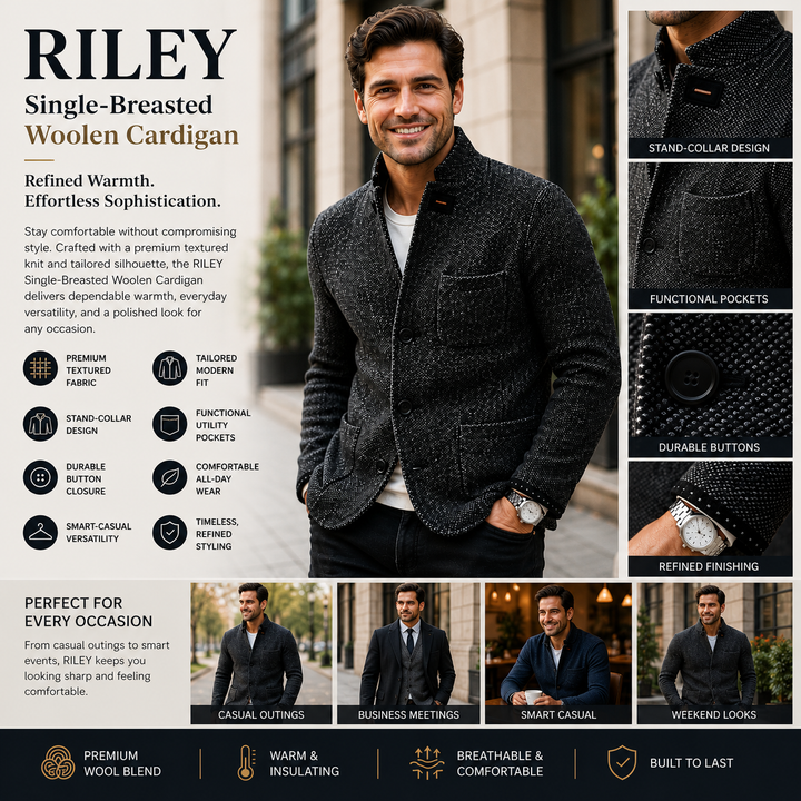 James | Breaster Woolen Cardigan