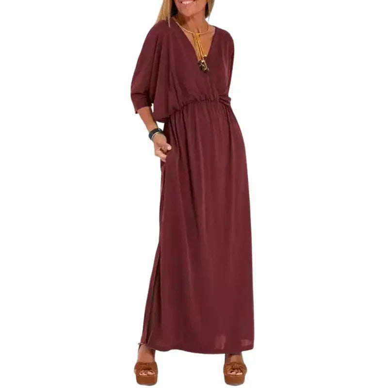 Alyssa | A Long, Flowing Dress with a Unique Style