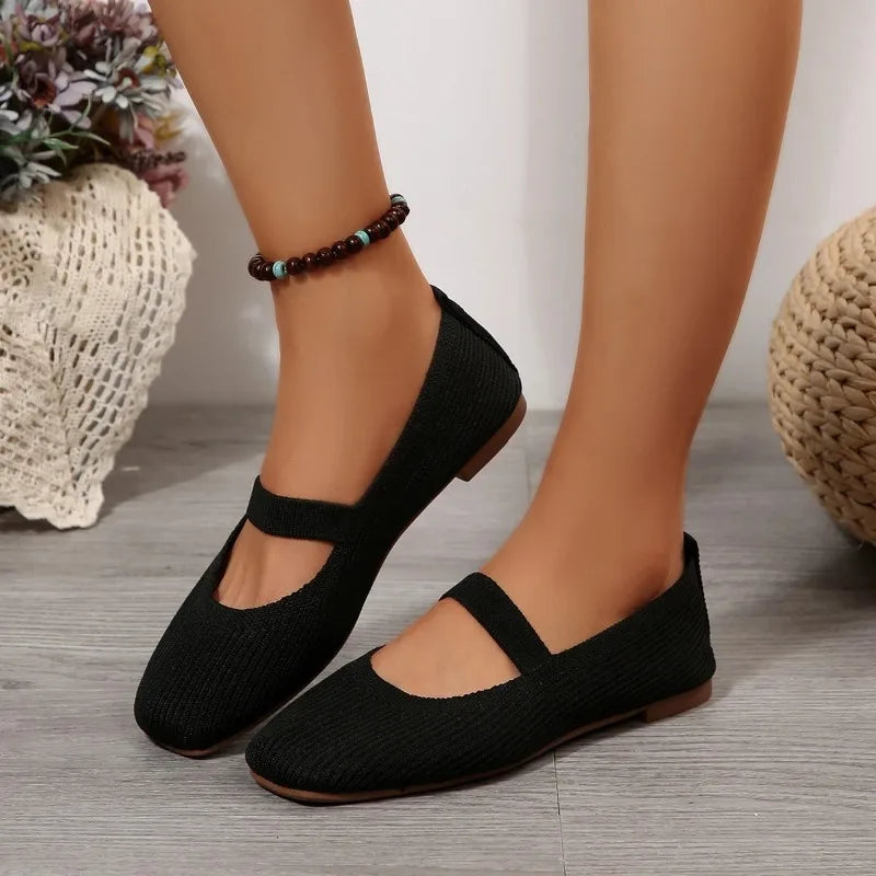 Valentina | Knit Comfort Flats