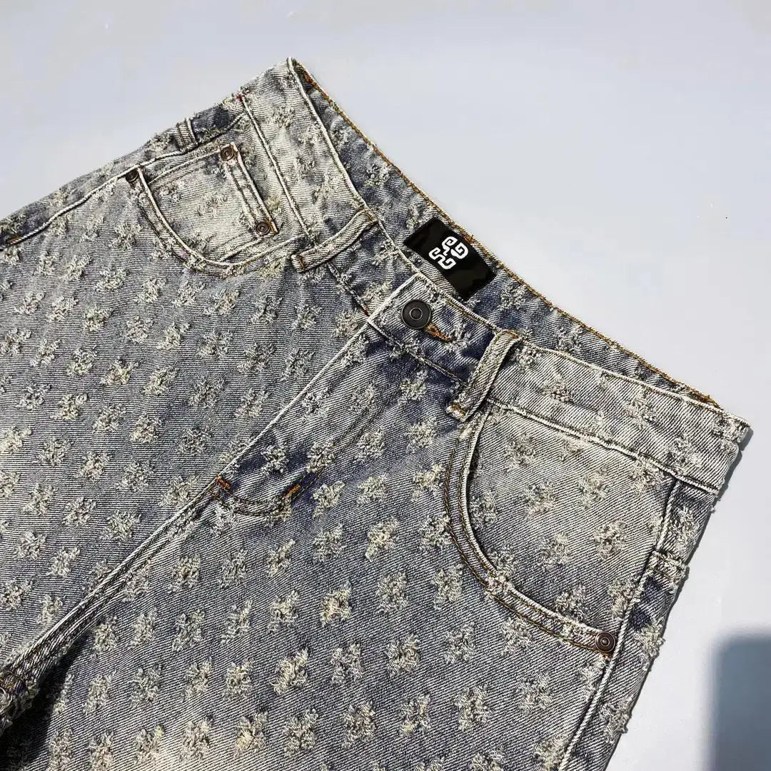Cooper | Premium Textured Denim Shorts