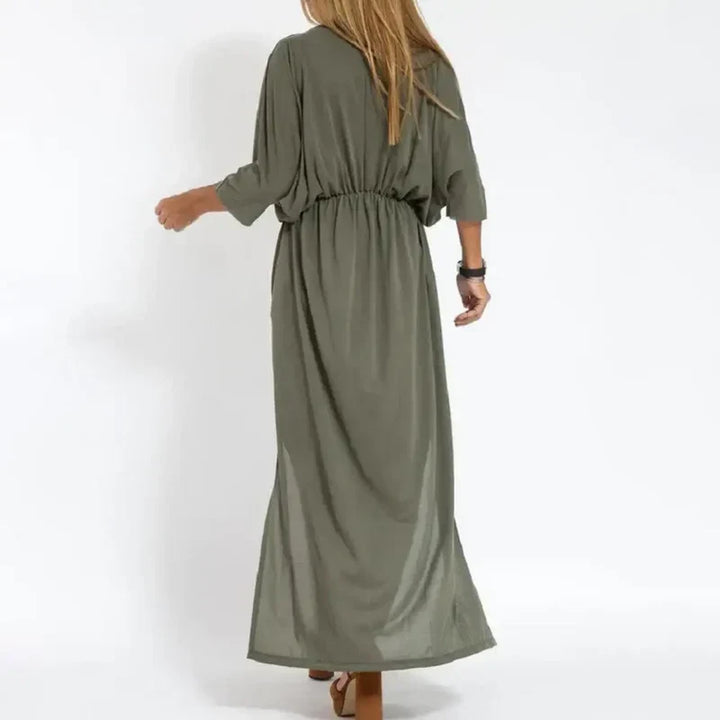 Alyssa | A Long, Flowing Dress with a Unique Style