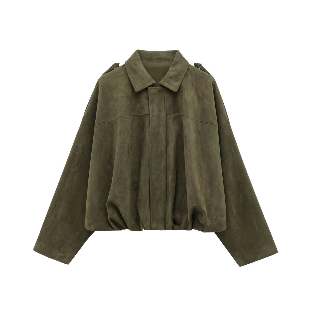 Kendra | Women's Suede Zip Jacket