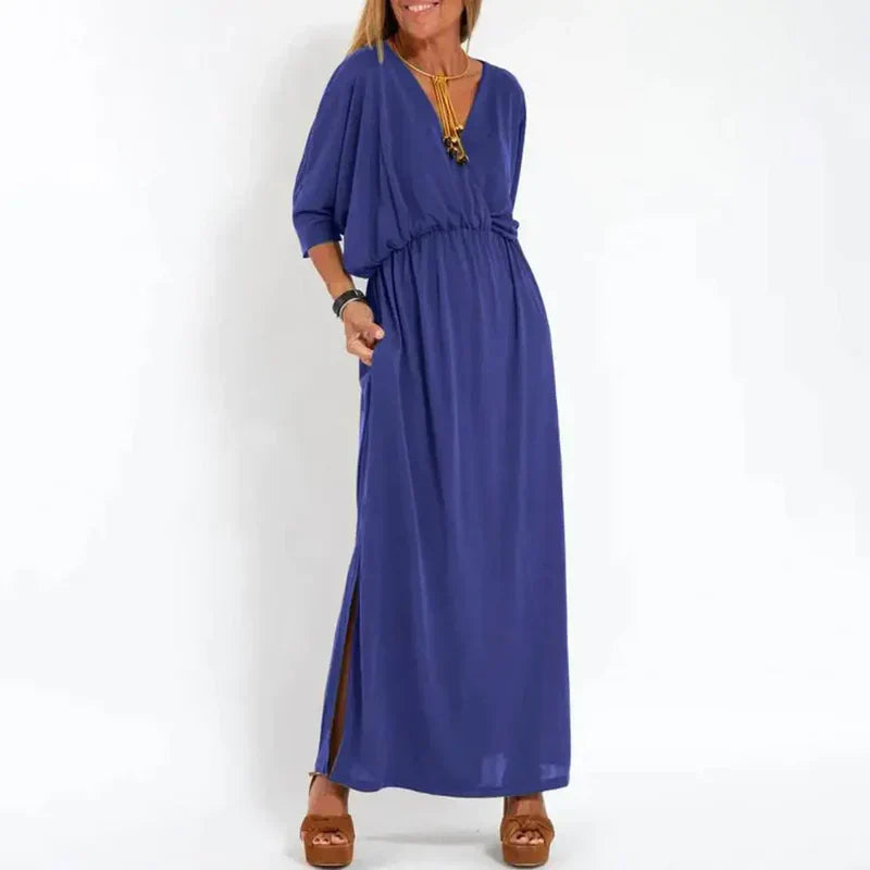 Alyssa | A Long, Flowing Dress with a Unique Style