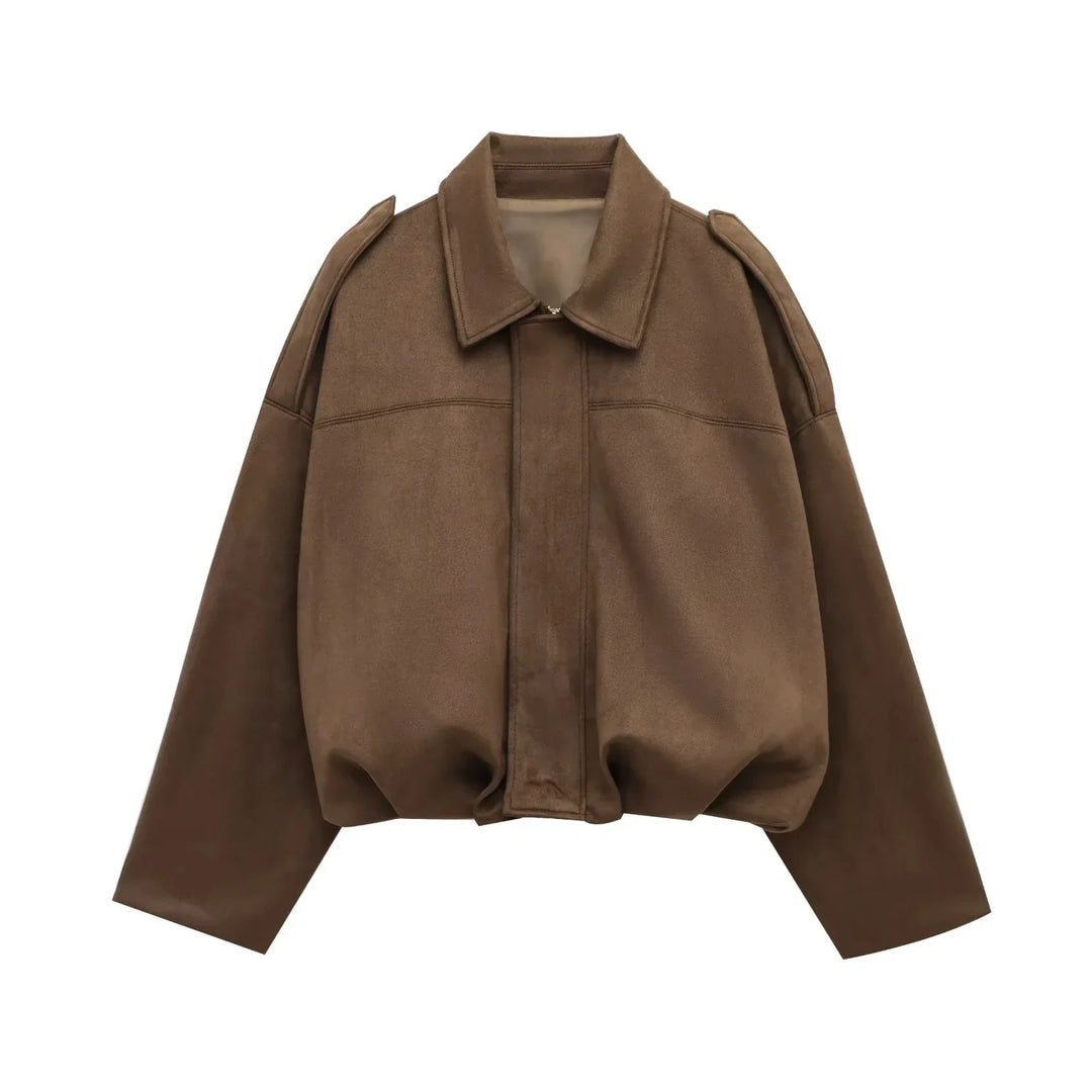 Kendra | Women's Suede Zip Jacket