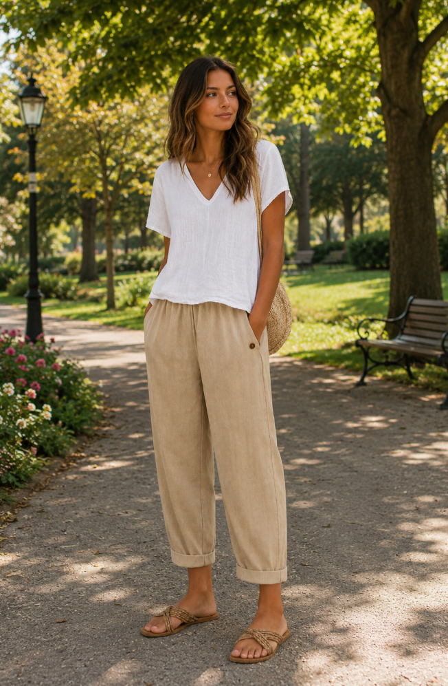Lachie | Lightweight Linen Trousers