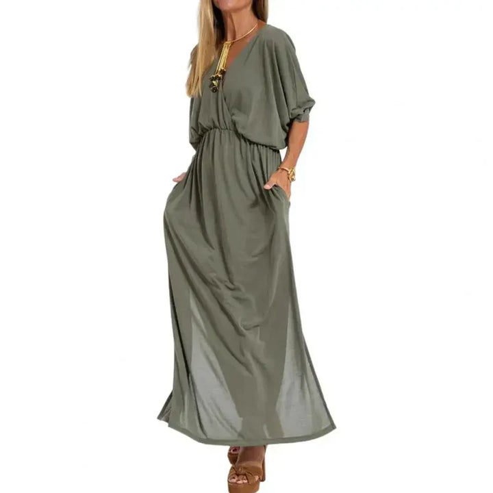 Alyssa | A Long, Flowing Dress with a Unique Style