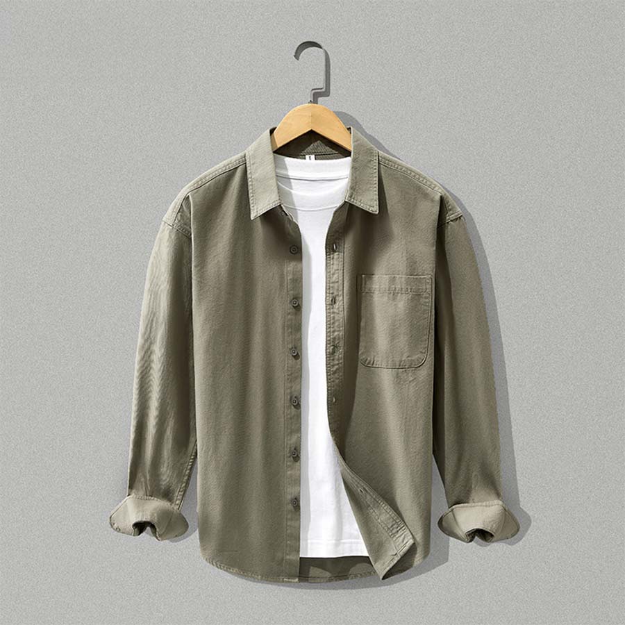 Evan | Classic Organic Cotton Shirt