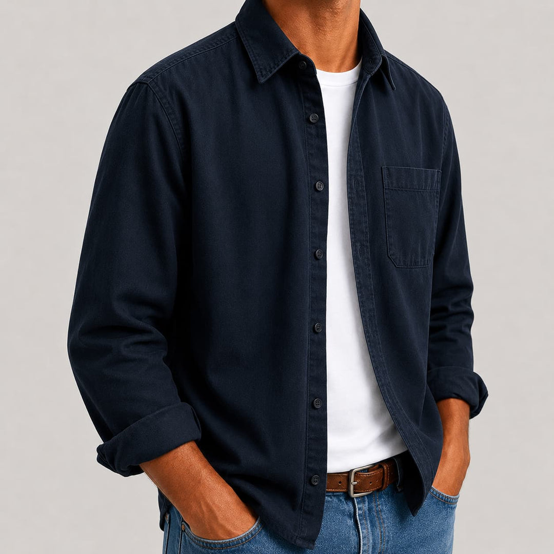 Evan | Classic Organic Cotton Shirt