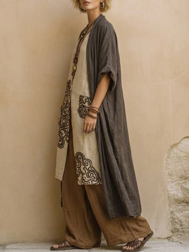 Annalise | Long Embroidered Bohemian Outfit
