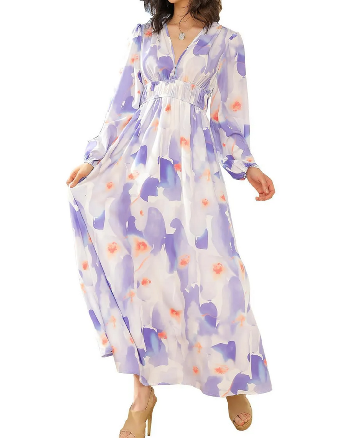Claire | Feminine Dress with Floral Pattern