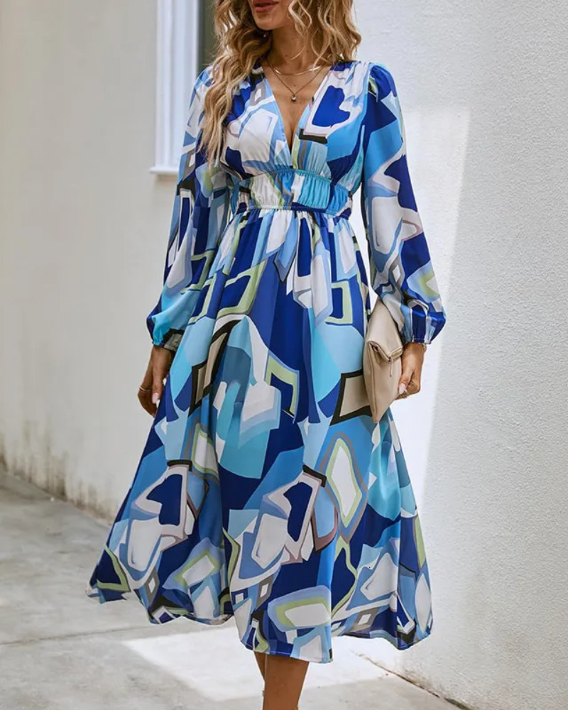 Claire | Feminine Dress with Floral Pattern