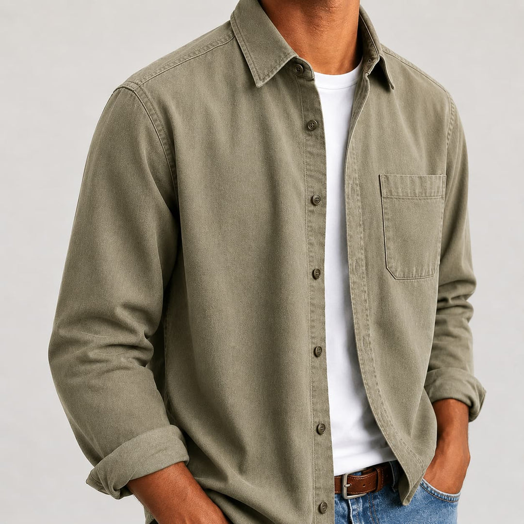 Evan | Classic Organic Cotton Shirt