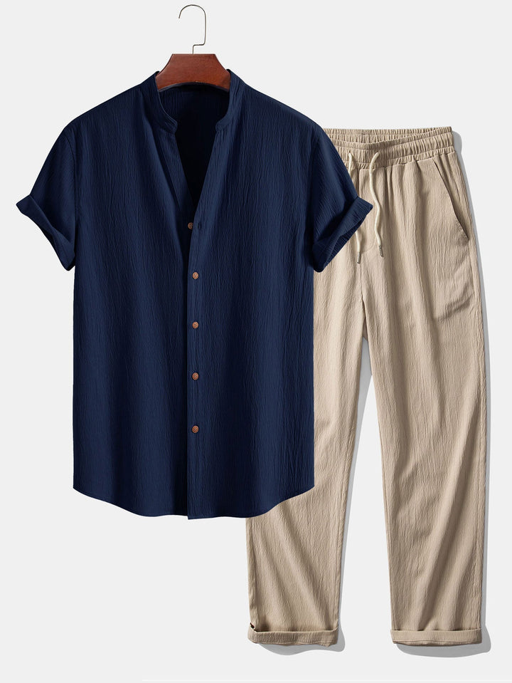 Arthur | Short-sleeve shirt paired with relaxed pant