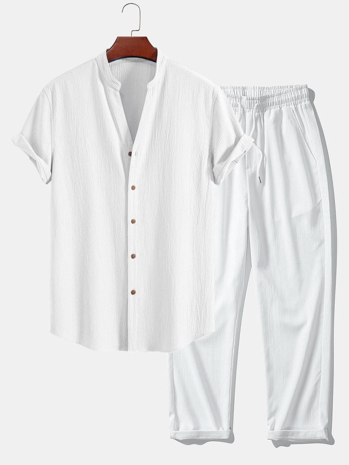 Arthur | Short-sleeve shirt paired with relaxed pant