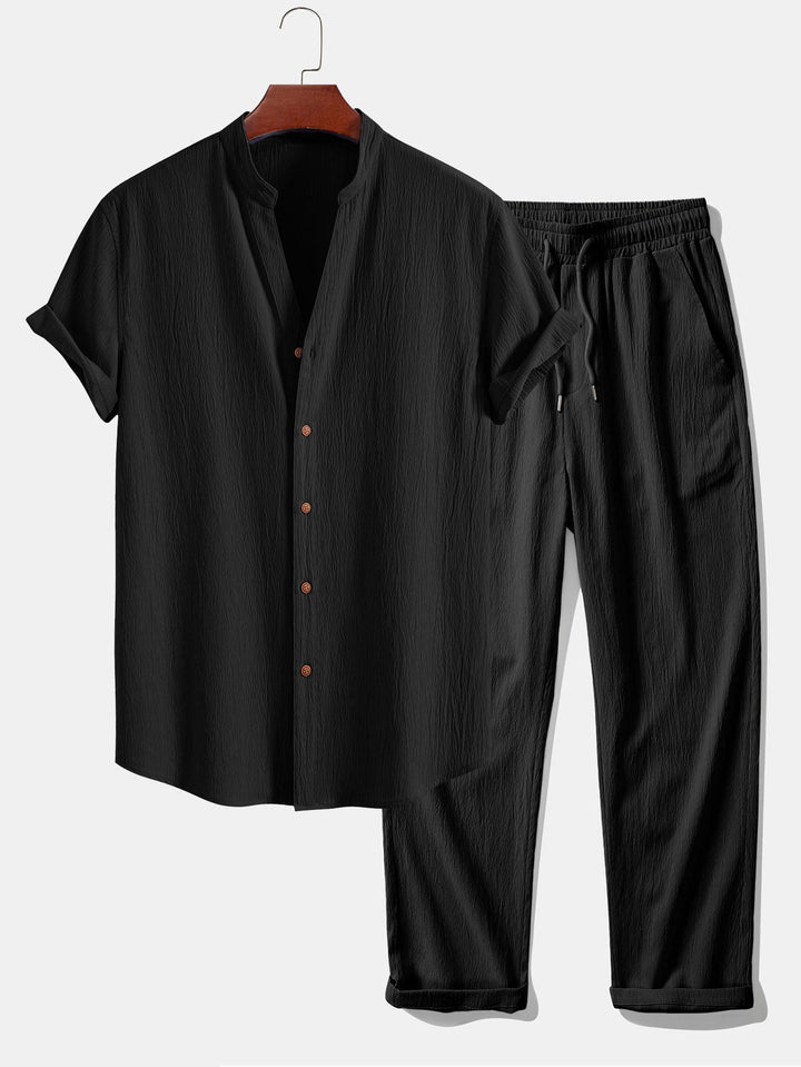 Arthur | Short-sleeve shirt paired with relaxed pant