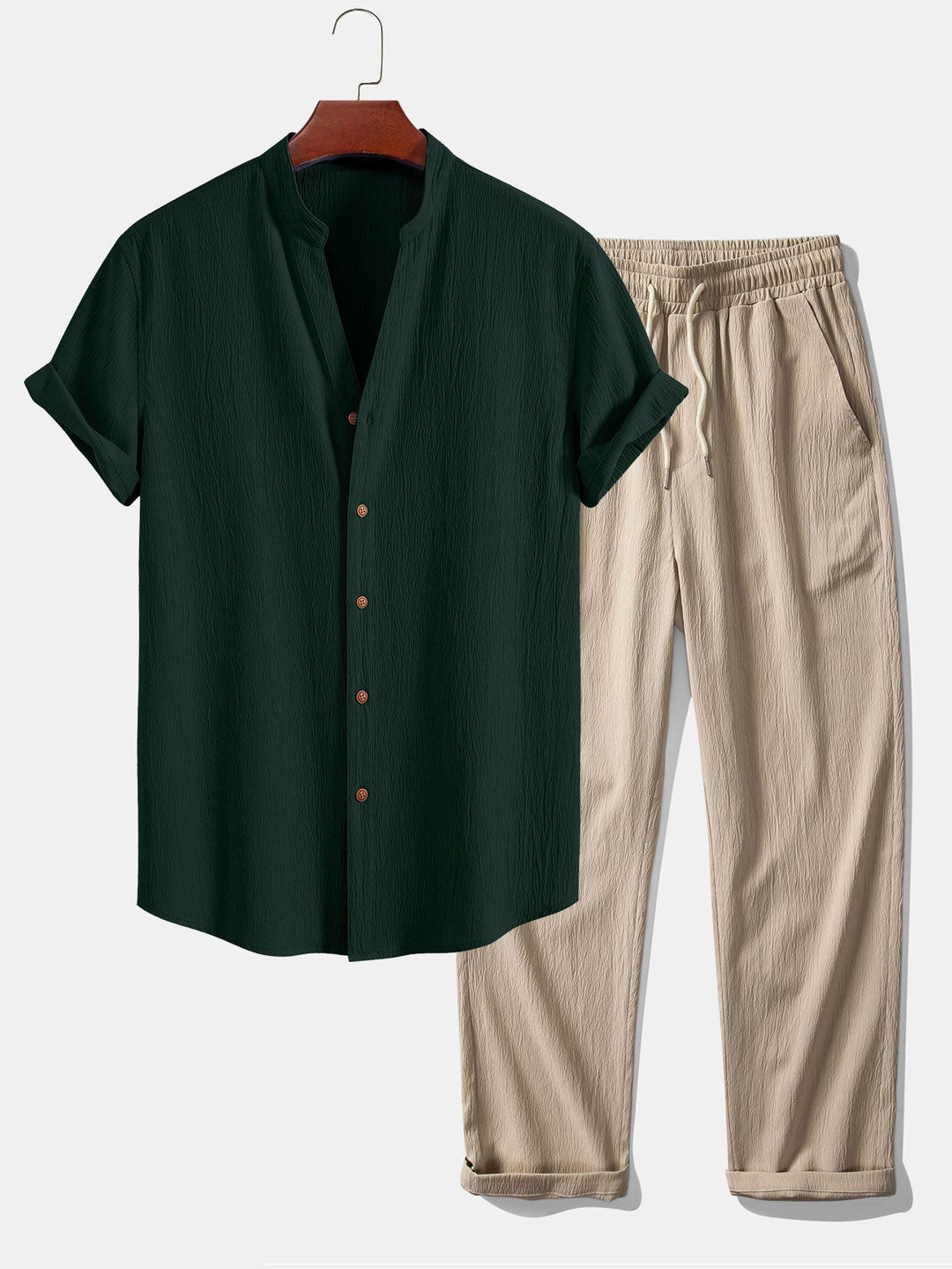 Arthur | Short-sleeve shirt paired with relaxed pant