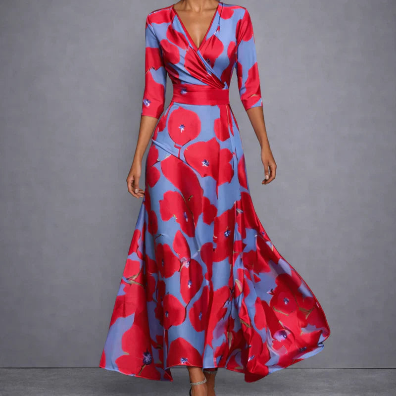 Remi | Sculpting Floral Maxi Dress
