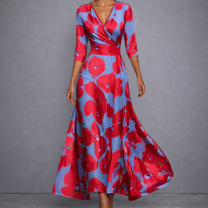 Remi | Sculpting Floral Maxi Dress
