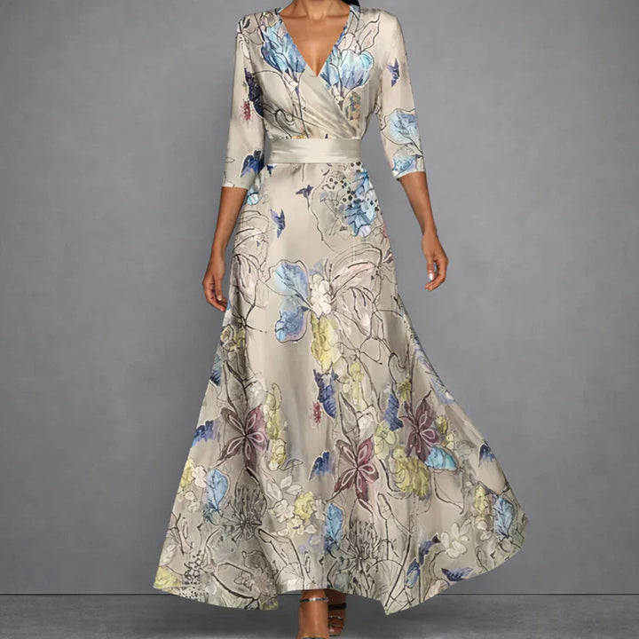 Remi | Sculpting Floral Maxi Dress