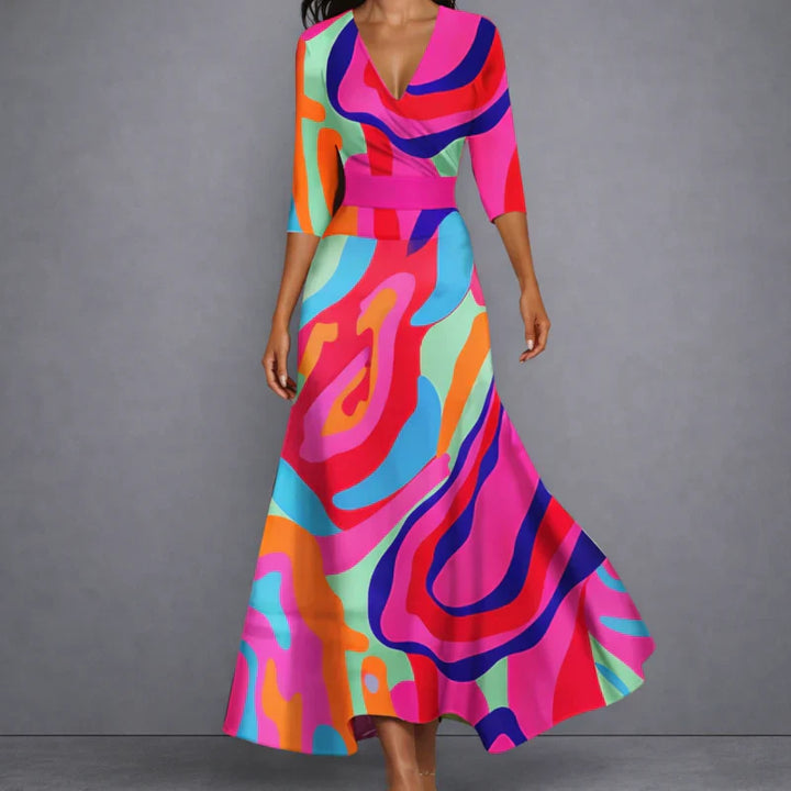 Remi | Sculpting Floral Maxi Dress