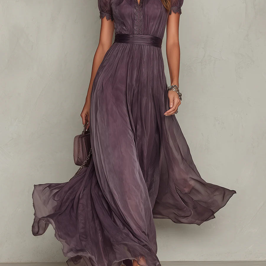 Olivia | Chiffon Maxi Dress