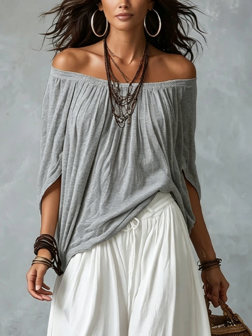 Athena | Bohemian-Style Flowing Lantern Dress
