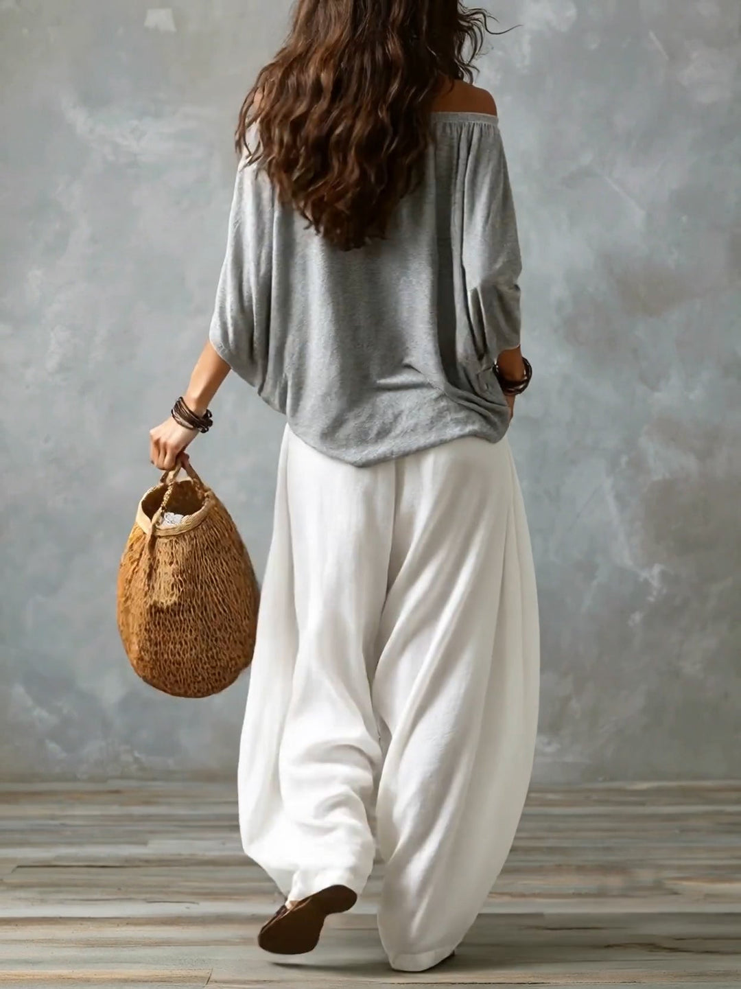 Athena | Bohemian-Style Flowing Lantern Dress