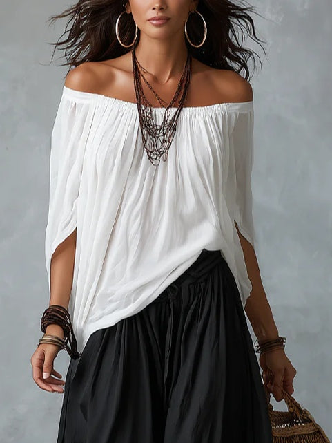 Athena | Bohemian-Style Flowing Lantern Dress