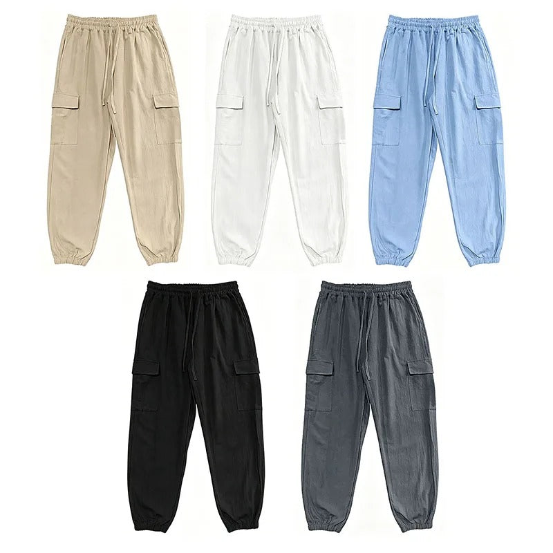 Keegan | Men’s Cotton Cargo Jogger Pants