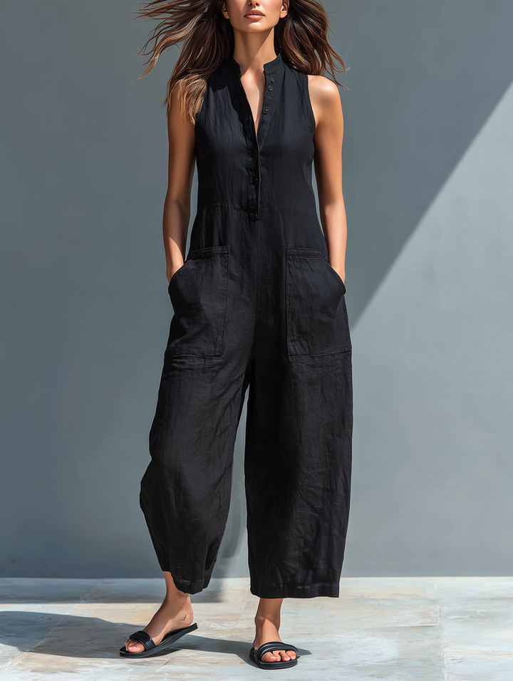 Ellery | Long, Flowing Jumpsuit with Pockets