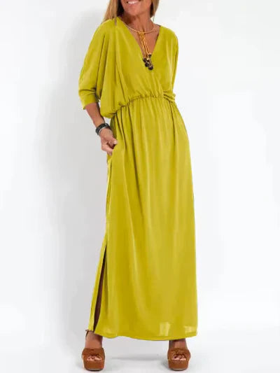 Alyssa | A Long, Flowing Dress with a Unique Style