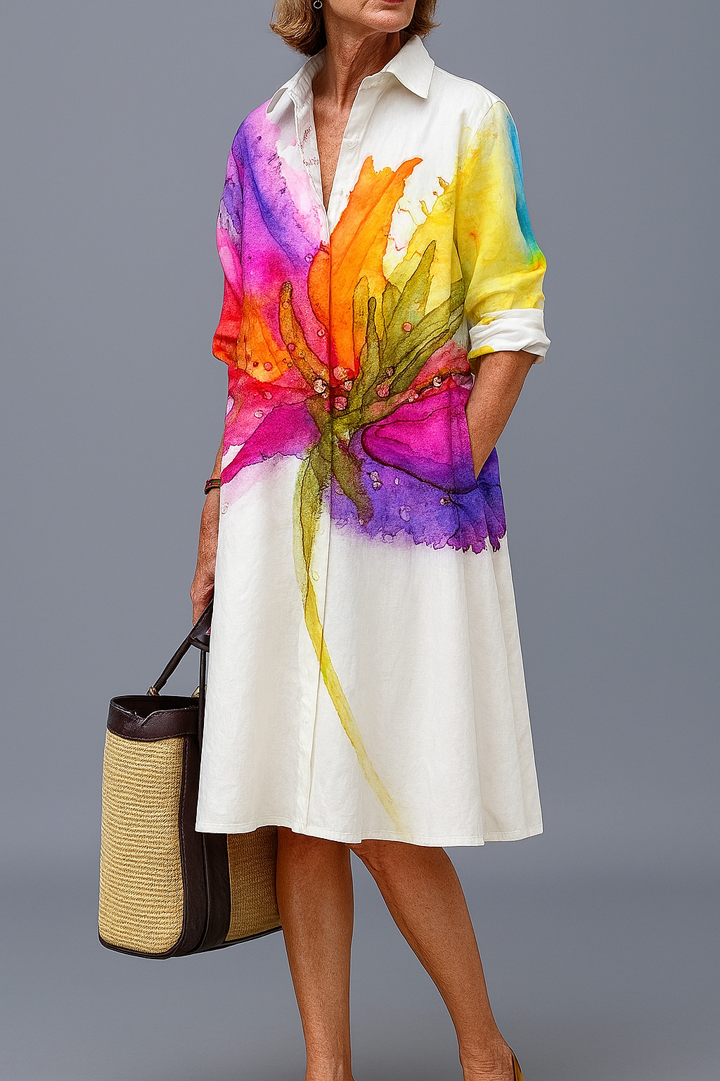 Odessa | Elegant Midi Dress