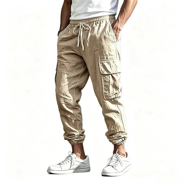 Keegan | Men’s Cotton Cargo Jogger Pants